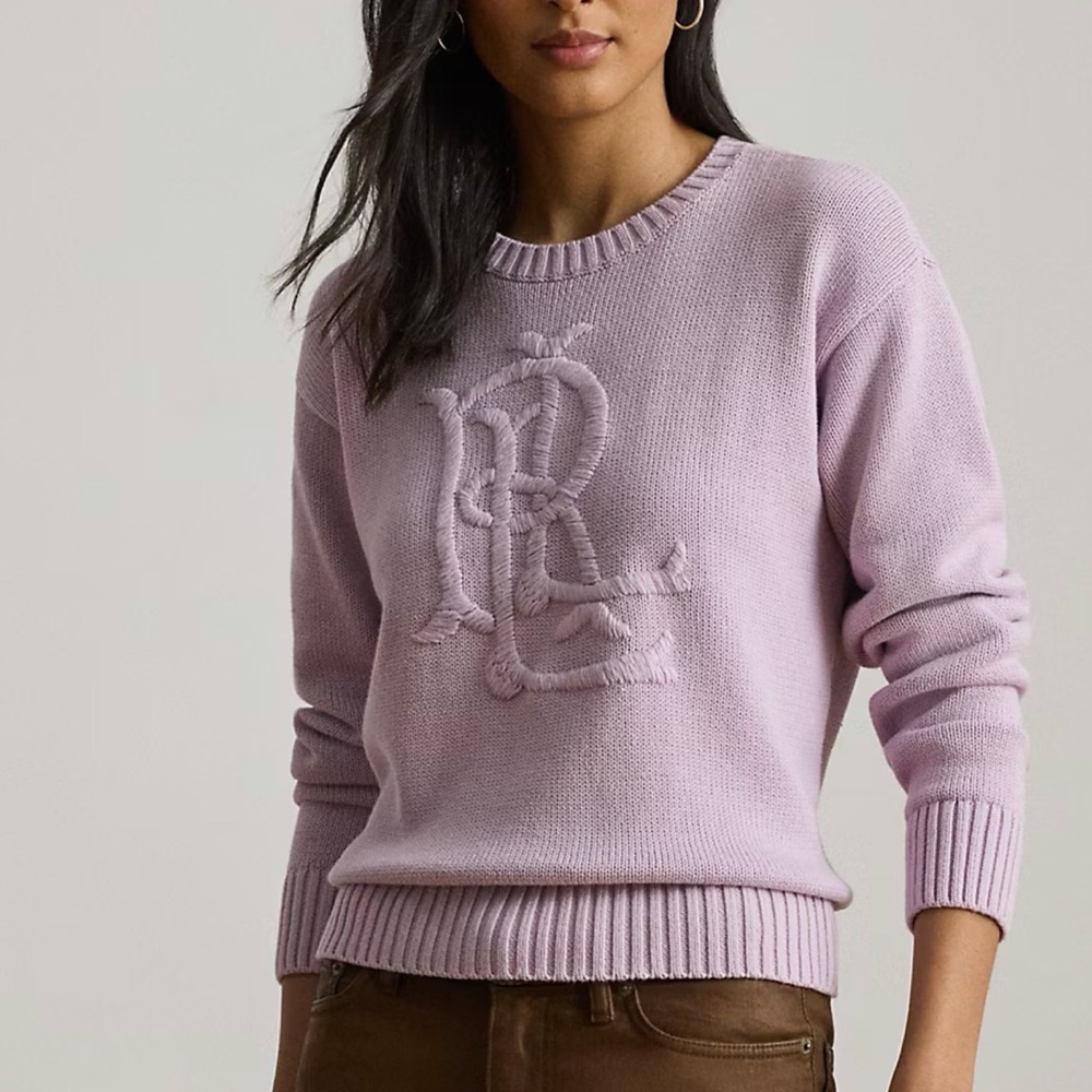 Polo Ralph Lauren Lavender Crew Neck Sweater